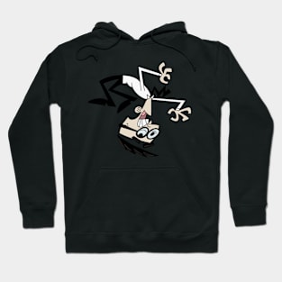 Mad Scientist Cartoon Hoodie